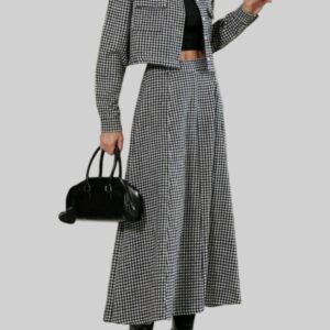 Jupe longue plissée