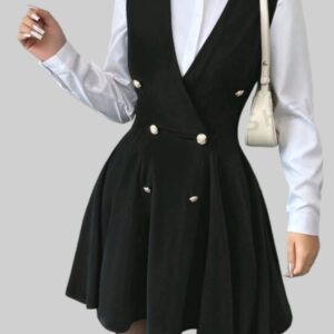 Salopette robe bras sans manche